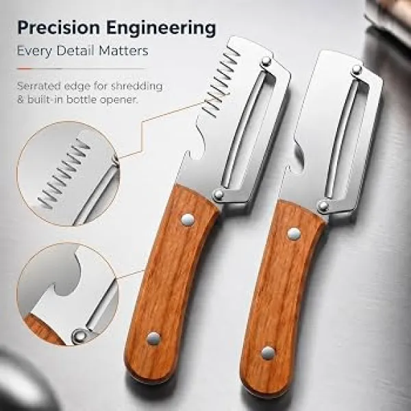 3-in-1 Multifunctional Vegetable Peeler & Cutter (2 Pcs)