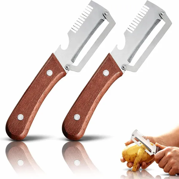 3-in-1 Multifunctional Vegetable Peeler & Cutter (2 Pcs)